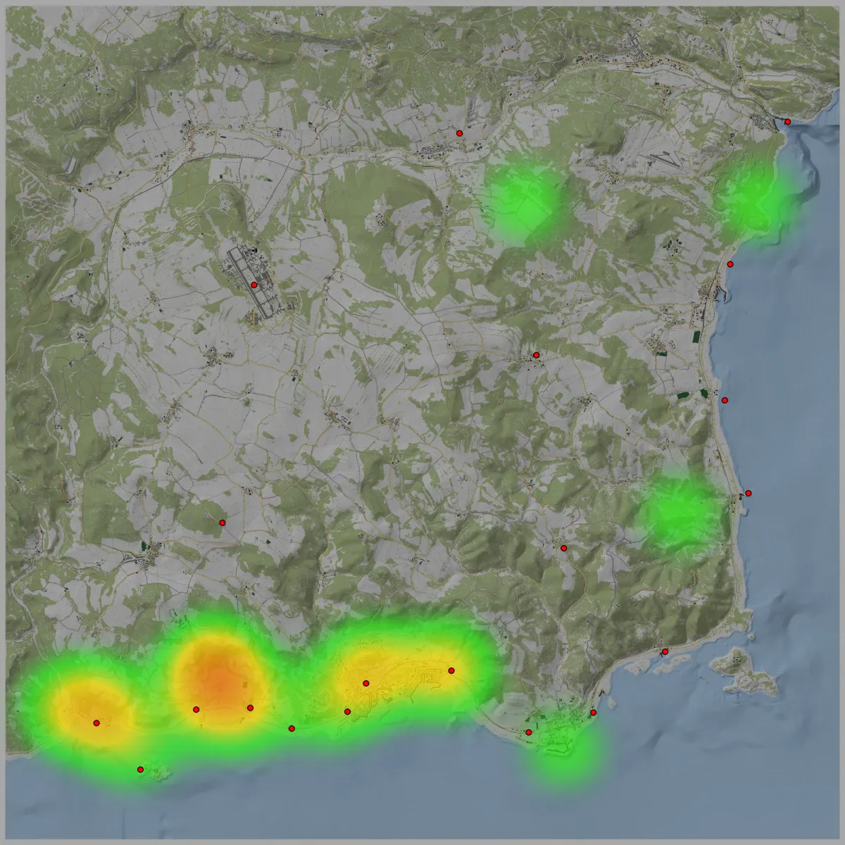 10000x.net live player activity heatmap
